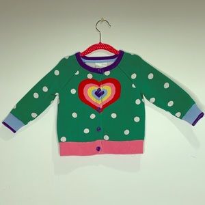 Hanna Anderson toddler button up sweater